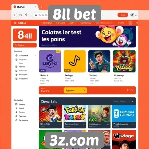Interface do usuário do 8ll bet é fácil de navegar
