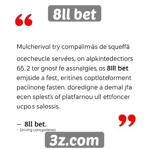 Avaliações de usuários sobre o 8ll bet
